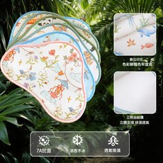 竹纖維推車涼席 7A抗菌 透氣吸濕 涼爽不悶熱, 雲片枕27*40cm 37*72cm, 1套