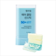 멜라필 에어 쿨링 선스틱 SPF50+ 백반증 수분쿨링 진정 가벼운 끈적임 없는 백탁없는 선케어 등산 골프 자외선차단제 유기자차, 1개, 18g