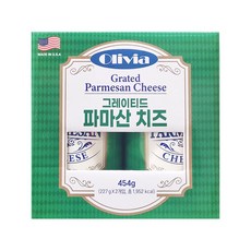 올리비아 그레이티드 파마산 치즈, 2개, 227g