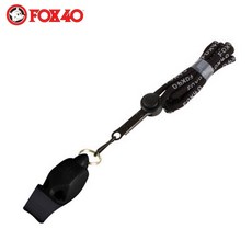 스포츠호각 폭스 호루라기 클래식 이클립스 (줄포함) (블랙) tpp*456qV, 상세페이지 참조, 1개