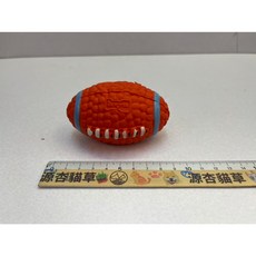 四寶的店 狗玩具 乳膠發聲橄欖球 玩具，幼犬小狗互動解悶，耐咬安全材質，趣味發聲設計, 1個, 小號 橄欖玩