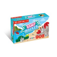 Gigo坡道行走者積木玩具 STEAM教育 70件組 3歲以上兒童 培養科學技術工程數學能力, 1套