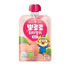 팔도 뽀로로 워터젤리 복숭아, 120ml, 10개