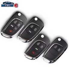 쉐보레 폴딩키 키 케이스 호환용 교체형 트랙스 스파크 말리부 스마트키 크루즈 올란도 임팔라 자동차키케이스, 1개, 5버튼
