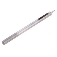 shangren 가죽 벨트 세공 재봉을위한 2x0.5mm 원형 구멍 펀치 도구 중공 커터, 스틸, 실버, 1개