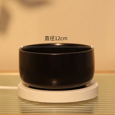 恆溫貓咪飲水機 冬季加熱 陶瓷保溫 寵物碗, 1個, K釉黑350ml陶瓷碗+2檔恆溫墊