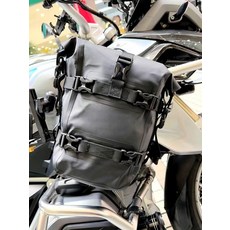 오토바이 방수 범퍼백 사이드백 테일백 행잉백 퀵릴리스 라이딩 가방, R_블랙 카본 섬유 10L 한 쌍 (2개)