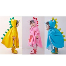 공룡 판초 우비 바람막이 고급원단 비오는날 선물