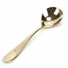 티타늄 디저트 스푼 디저트 포크 아스크림 스푼 수저H, 1개