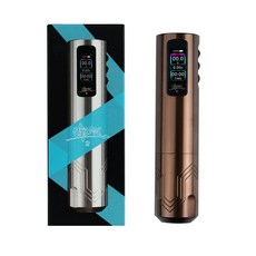 URBAN 2 彩屏無線刺青機 紋身筆 套組, 1個, 咖色刺青筆, 咖色
