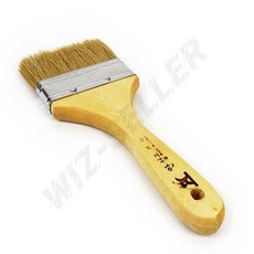 평솔(작업붓) / 3인치 /페인트붓 수성붓 막붓 브러쉬, 1개