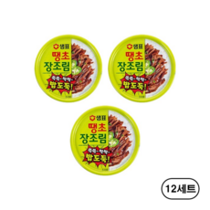 샘표 땡초 장조림 통조림 밥도둑 반찬 90g 3개, 36개