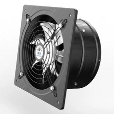 배기팬 환풍기 업소용 덕트 식당 환기 창문 연기 주방, 4인치 화이트