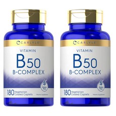칼라일 비타민B50 콤플렉스 180캐블렛, 2개, 180정
