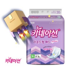 카네이션 프리미엄 라운드패드 30개입 성인기저귀, FREE(onesize), 4세트