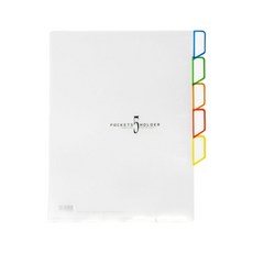 희망사무포인트 5분류 인덱스홀더, 혼합 색상, 10개입