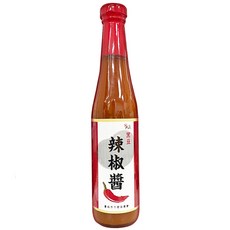 【黑豆風味】下營區農會黑豆辣椒醬：特製魔鬼辣椒，台灣在地釀造，佐餐拌麵最佳選擇, 1個, 420ml