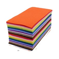 80 PCS 40 색 1mm 하드 펠트 펠트 시트 펠트 공예 DIY 예술 공예 봉제 스크랩북 Hometextile 수제 바느질, 보여진 바와 같이, 10cm X 20cm, 1개