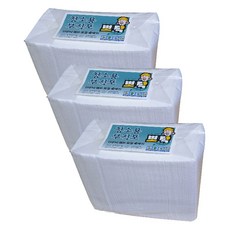 뽀닥 청소용부직포 엠보레이온 막대걸레 물걸레 300X200 100장 3개