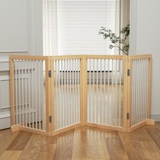 안전가드 애완동물 접이식 게이트 울타리 가드 파티션, 2개  길이 60-110cm 높이 58cm
