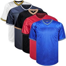 Rioofinx 블랭크 풋볼 저지 메시 연습 플레인 풋볼 셔츠 90년대 힙합 클로트 블루. XXL