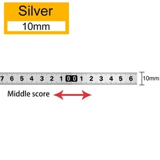 자체 접착 측정 테이프 스테인레스 스틸 작업대 눈금자 미터법 녹 방지 내구성, 05 400cm, 02 Middle score-silvery