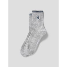 매장정품 빈폴 BEANPOLE ACCESSORY [발편한] 스트라이프 중목 양말 - 그레이 248628