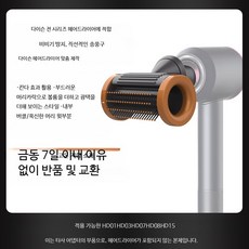 헤어드라이어 노즐 컬링 디퓨저 스타일링 곱슬방지 윤기개선용 액세서리용, 비비기 방지 슬림형 노즐 금동색, 단일 모델