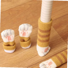 의자 다리 고양이발 커버 의자 소음 긁힘 방지, 그레이4p, 1개