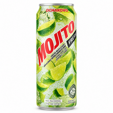 OCHAKOVO MOJITO FRESH Non-Alcoholic Carbonated Drink 리프레싱 모히또 드링크, 1개, 450ml