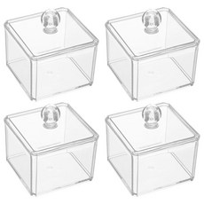 LivingJun 化妝棉盒, 4個