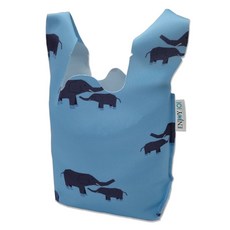 ENJOY101 夜市袋 台灣製矽膠食物袋 環保可防漏 微波/冷凍/電鍋加熱/滾水消毒, 1個, 天空象