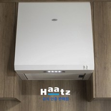 [전국 설치] 하츠 레인지후드 화이트 K60WH 통후드 주방 환풍기, 단순배송상품