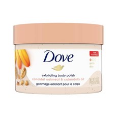Dove 도브 바디 스크럽 오트밀 & 카렌듀라향 오일 미국직배송 300g, 1