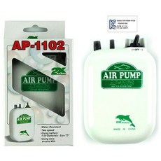 씨타임 AIR PUMP 기포기 산소발생기 휴대용 에어펌프, 6 본상품선택, 1개