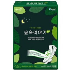 예지미인 숲속이야기 비오셀 생리대 날개형, 8개입, 160개