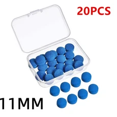 BYQWD9/10/11/12/13mm 당구 풀 큐 팁 M 경도 당구 스누커 큐 스틱 팁 당구 큐 액세서리BYQWD, 1개, 03 11MM 20PCS