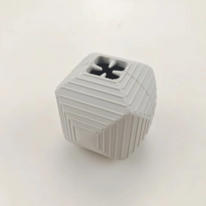 寵物狗漏食橡膠球, 淺灰色, 1個