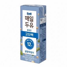 [매일][S] 매일두유 고단백 190ml 48팩 식물성 단백질음료, 48개
