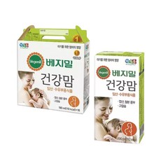 베지밀 건강맘 190ml 16팩 임산부 수유부 안전한 영양제 식사대용 간식 출산 선물, 16개