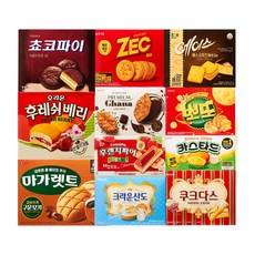 [노른자마트] 5C 사무실 회사 탕비실 간식 과자 세트 11종 / 낱개 소포장 대용량 과자모음, 1개