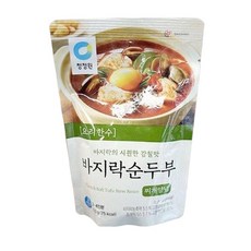 대상 청정원 요리한수 바지락 순두부찌개 양념, 150g, 1개