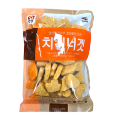 [얌얌마켓] 사조오양 냉동 치킨너겟 1kg(아이스박스 포함), 1개, 1kg