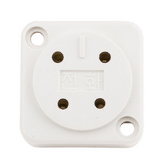 전화노출콘센트 50개입 전화콘센트 4구 노출형, 50개