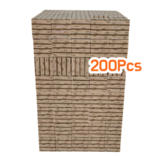 미마루 월드 자석블록 확장판 200pcs 자석블럭 리필 세트, 1세트, 찬나무 판자 200pcs