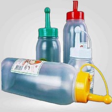 LETEO-에이엘에스 SM 소스병 케찹 양념통 소형 6x13.5cm 키워드없음 1개-뚜껑색상