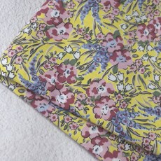 대폭 40수 플라워 코튼면 마리앤 꽃나염원단