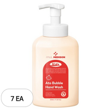 폴메디슨 키즈 아토 버블 핸드워시, 화이트머스크향, 510ml, 7개