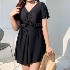미드디엔 빅사이즈 커버업 원피스 수영복