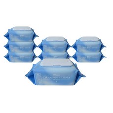 베베숲 클린비데 화장실용 물티슈 캡형 80매 8팩, 80